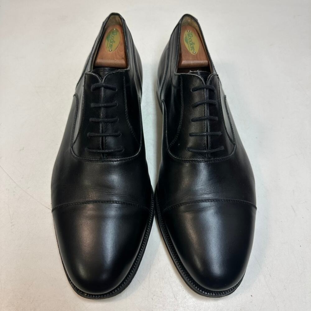 VERY GOOD Bally Kensington Oxford Black Calf Made in Italy UK 11 EEE US 12 EE